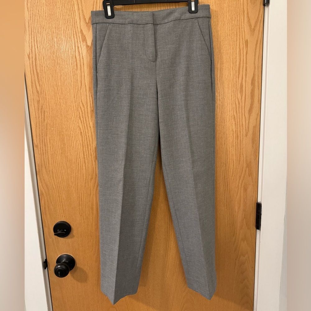 J.Crew Kate straight-leg pant in four-season stretch (grey) - Picture 6 of 14
